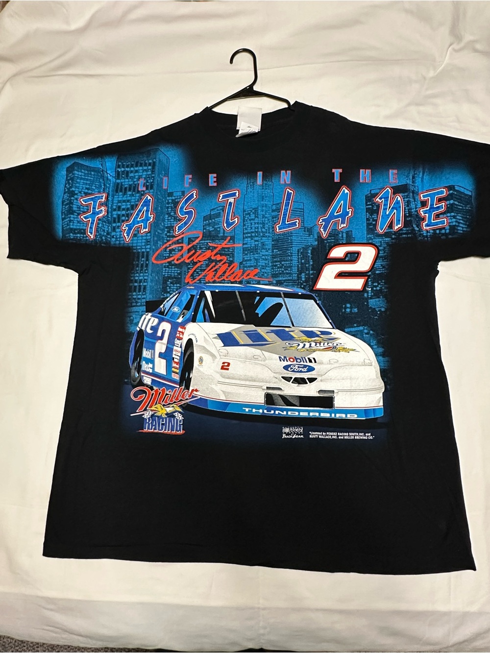 Logo Athletic Life In The Fast Lane Rusty Wallace t-shirt - Men’s 2XL